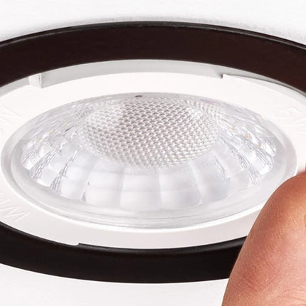 Fire-Rated LED Downlight Switchable 3.5W/5W 3000K/4000K/5700K with Bezel