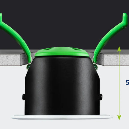 Fire-Rated LED Downlight Switchable 3.5W/5W 3000K/4000K/5700K with Bezel