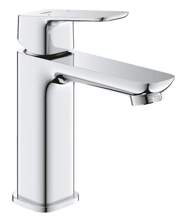Grohe Square M-Size basin mixer with smooth body - chrome