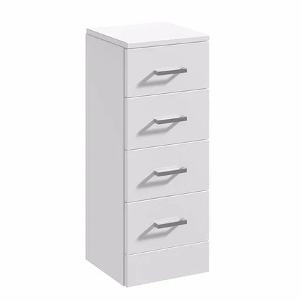 Essential Alaska 350mm Drawer Unit - White | 4 Drawers