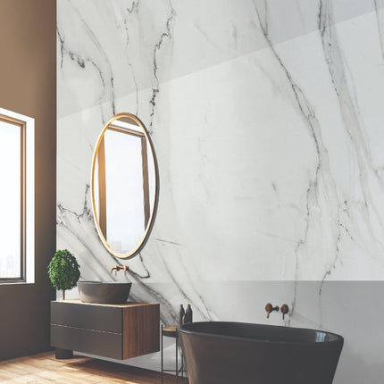 DuraPanel 5000 Carrara Marble Matt Shower Wall Panel | T&G or Square Edge