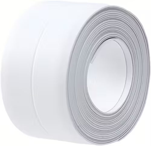 Euroshowers Self-Adhesive Shower Seal Tape Roll | 320cm x 38mm | White or Grey