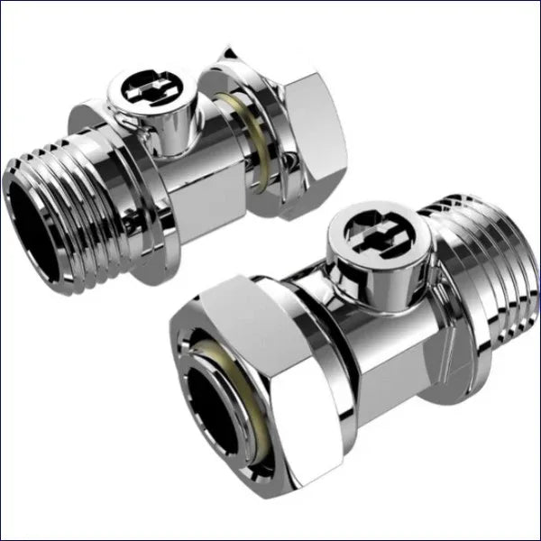 Isolating Radiator Tail - 15mm x 1/2" - Pair