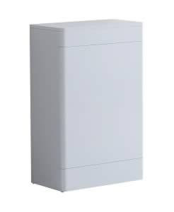 Portland Curve 550mm Waterproof WC Unit | Modern Bathroom Furniture Light Grey