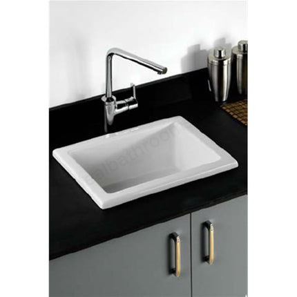 RAK Ceramics Laboratory Sink | 460x365x200mm | Fireclay | White | LABSINK4