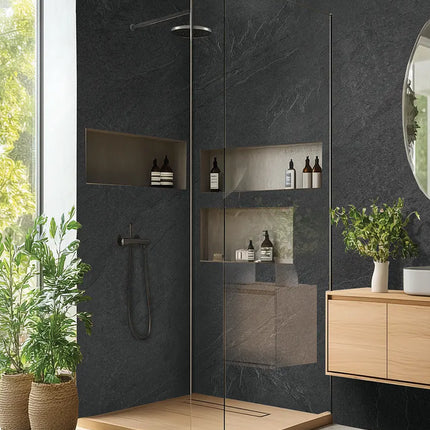 DuraPanel 5000 Series Riven Slate Matt Plywood Shower Wall Panel | 11mm