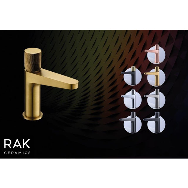RAK Ceramics Amalfi Mid Height Basin Mixer Tap | 4 Finishes