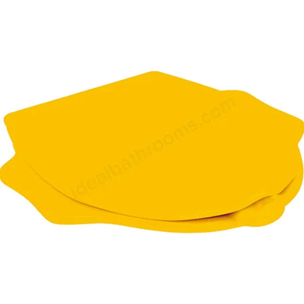 Geberit Bambini Soft Close Toilet Seat for Children - Yellow Turtle Design | With Safety Grips