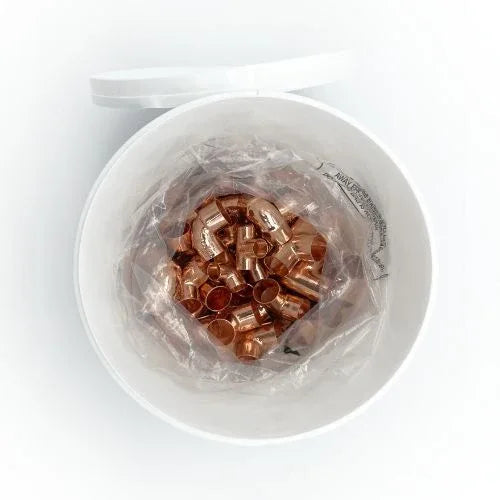 180 x Copper End Feed Fittings Bucket | Elbows Tees Reducers | WRAS