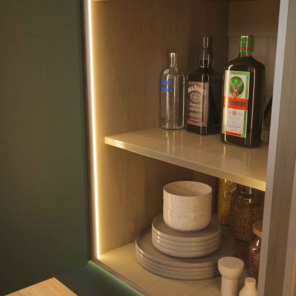 Modex Zenith Cut-Anywhere LED Strip – 2.5m Angled Profile | 24V | Warm or Natural White