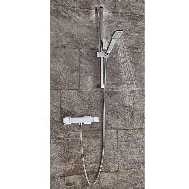 Scudo Lunar Square Exposed Shower Valve ONLY - Brass/ Chrome