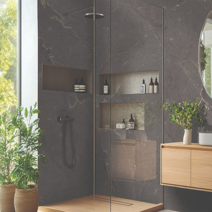 DuraPanel 5000 Series Ferro Graphite Matt Plywood Shower Wall Panel
