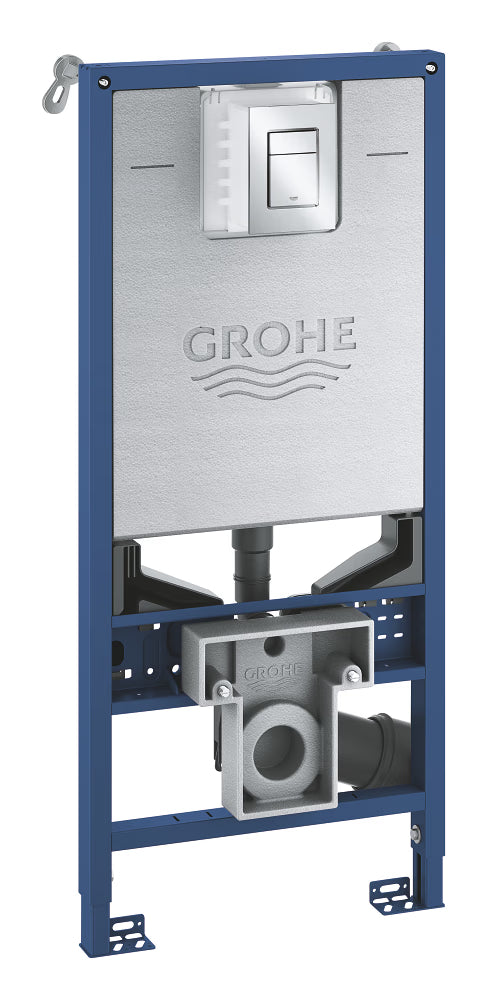 Grohe Rapid SLX 3-in-1 Wall Hung WC Frame - 1.13m Installation Height | TÜV Approved 400kg