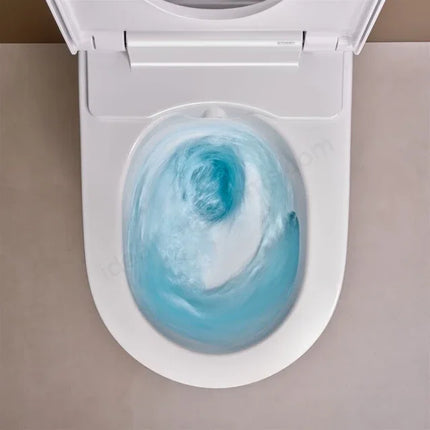 Geberit AquaClean Alba Shower Toilet - Wall-Hung White Rimless Bidet WC