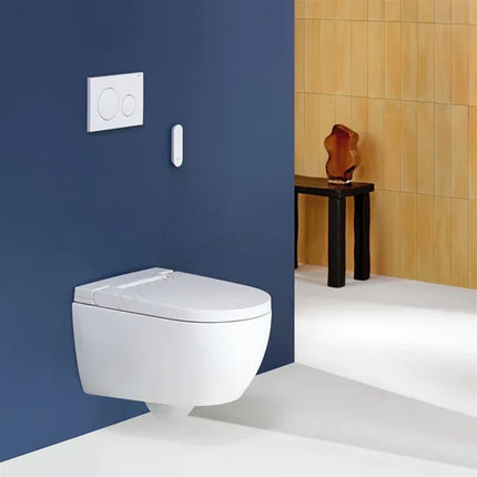 Geberit AquaClean Alba Shower Toilet - Wall-Hung White Rimless Bidet WC