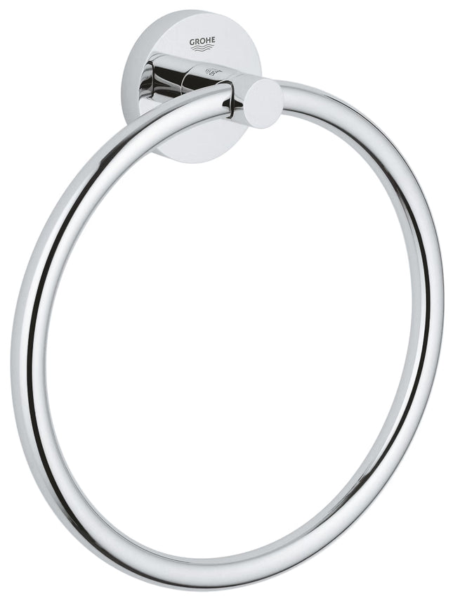 GROHE Essentials Towel Ring Chrome