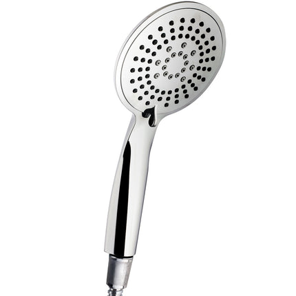 Euroshowers SilverJet Shower Pack | 3-Spray Head, 150cm Hose & Chrome Wall Bracket