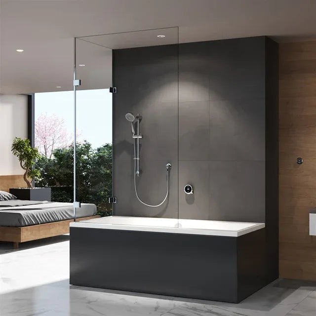 Quartz Touch Concealed Divert Bath Filler & Slide Rail Gravity (immersion tank)