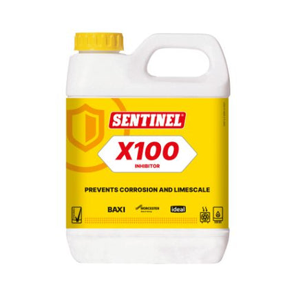 Sentinel X100 Inhibitor 1L - Central Heating Corrosion & Limescale Protection