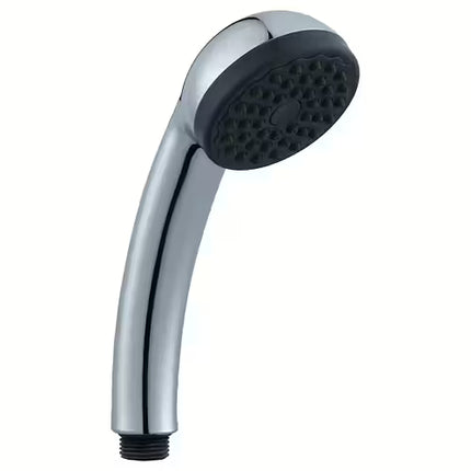 Euroshowers Easy Spray Shower Head | Single Spray | Rub Clean Jets | Chrome & White | ½" BSP | 2 Year Guarantee