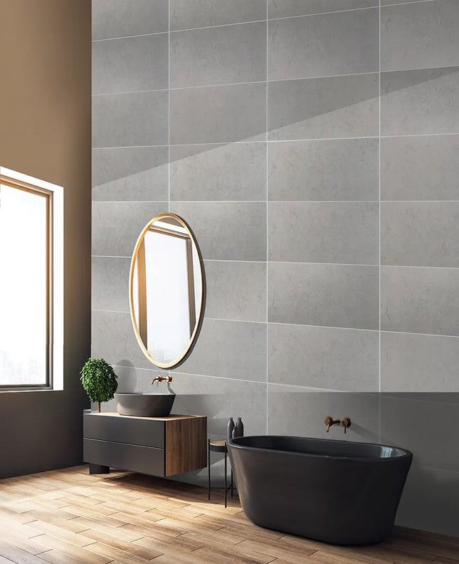 DuraPanel 5000 Urban Marble Matt Tile-Effect Shower Panel | 2420 × 600 × 11mm