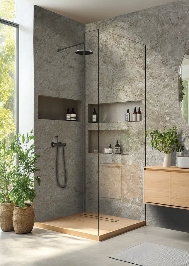 DuraPanel 5000 Series Travertine Matt Plywood Shower Wall Panel | 11mm
