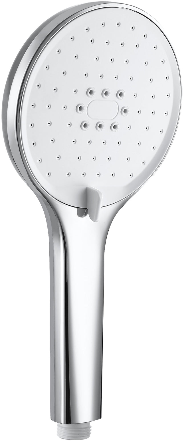 Euroshowers Self-Clean Anti-Limescale Multi-Spray Shower Head | WRAS Approved | Black or Chrome/White