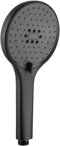 Euroshowers Self-Clean Anti-Limescale Multi-Spray Shower Head | WRAS Approved | Black or Chrome/White