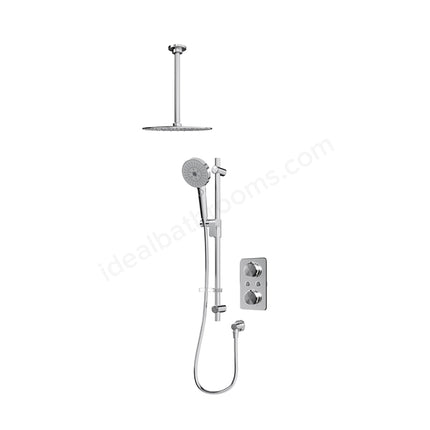 Aqualisa Xenia S1 Kit 3 Smart Digital Shower | Chrome | HP/Combi | 2 Outlet