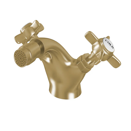 Haymarket Bidet Mono Tap with Pop Up Waste Brushed Brass