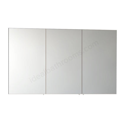 VitrA S50 Classic 1200mm 3-Door Mirror Cabinet | Gloss White