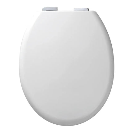 Roper Rhodes Curve Toilet Seat with Soft Close - White | Anti-Bacterial | 10-Year Guarantee