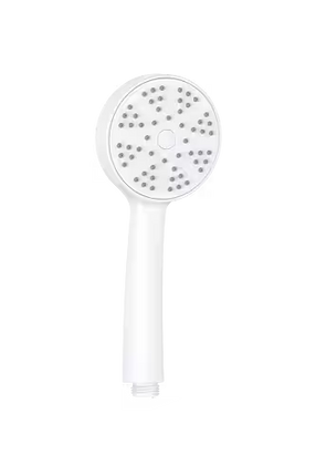 Euroshowers EcoSpar 1 Water-Saving Shower Handset | 9 LPM Flow Restrictor | Chrome & White | ½" BSP