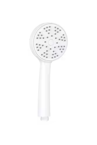 Euroshowers EcoSpar 1 Water-Saving Shower Handset | 9 LPM Flow Restrictor | Chrome & White | ½" BSP