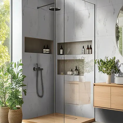 DuraPanel 7000 Series Carrara Marble Matt Tile Effect Wall Panel | 2420 × 600 × 12mm