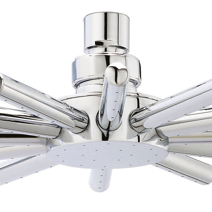 Hudson Reed Starburst Fixed Shower Head | 230mm Chrome Brass