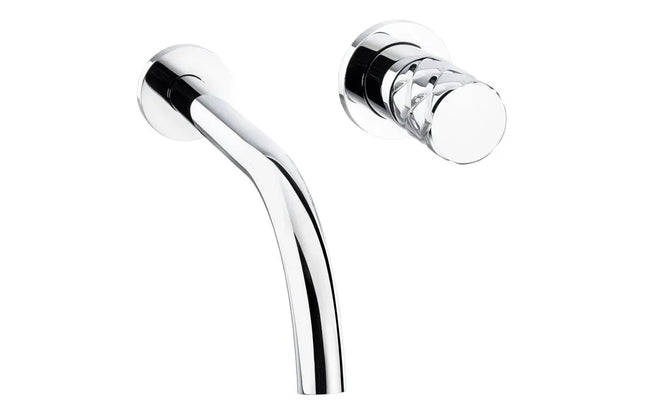 Abode Kite Wall Mounted Basin/Bath Mixer Tap - Chrome Chrome
