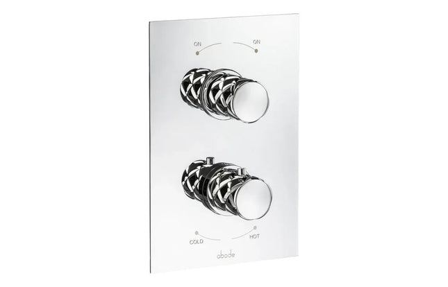 Abode Kite Concealed Thermostatic Shower Valve 2 Exit - Chrome Chrome