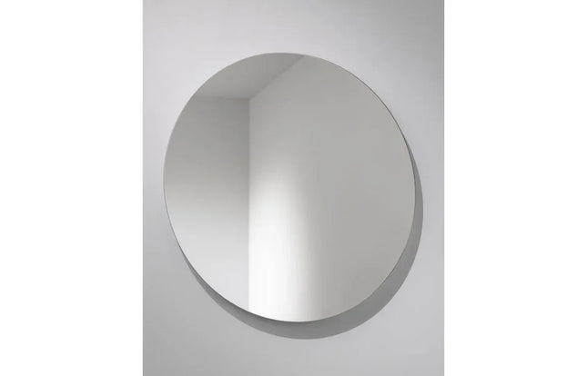 Abode Aruna Frameless Round Unlit Mirror 600mm - Safety Backed
