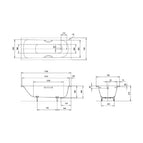 1700mm x 700mm