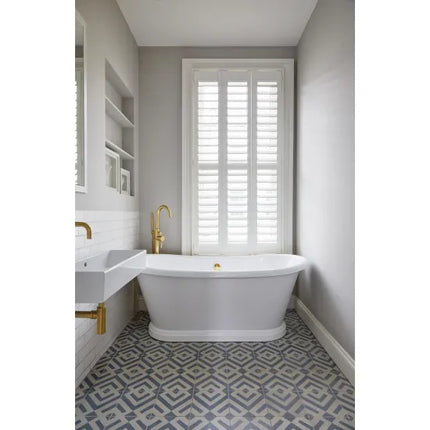 BC Designs Boat Bath 1580mm Freestanding | Gloss White | Acrymite Acrylic