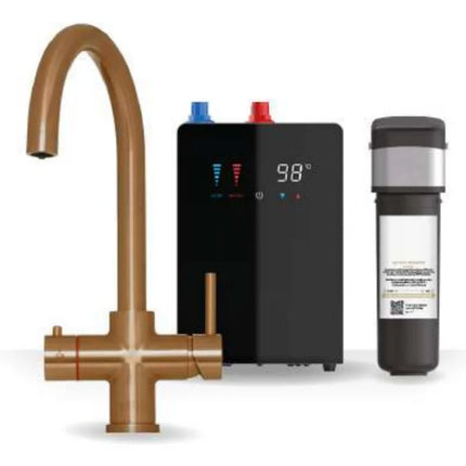 Brewmaster 4-in-1 Swan Neck Boiling Water Tap with Digital Tank