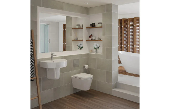 Coniston 555x430mm 1TH Basin & Semi Pedestal