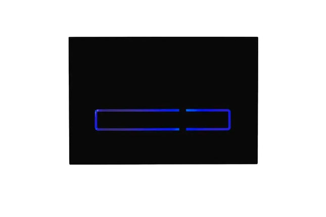 Roper Rhodes Contactless Dual Flush Sensor Plate - Black Glass | Battery Powered Wave-to-Flush