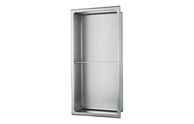 Bathroom Niche - St/Steel H 610 x W 305 x D 102mm