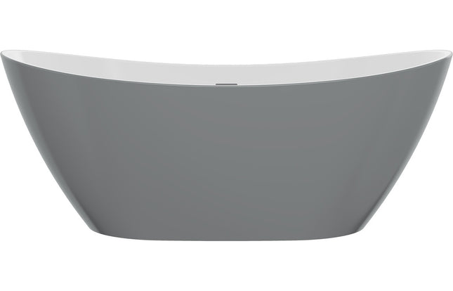 Sutton Freestanding Double End Bath | 1700×780mm | 245L | Grey, Latte, Matt Blue or White