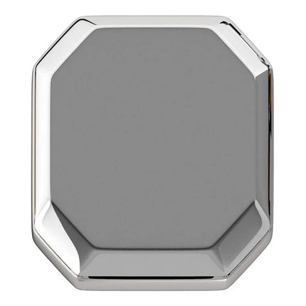 34mm Octagonal Deco Knob - Chrome