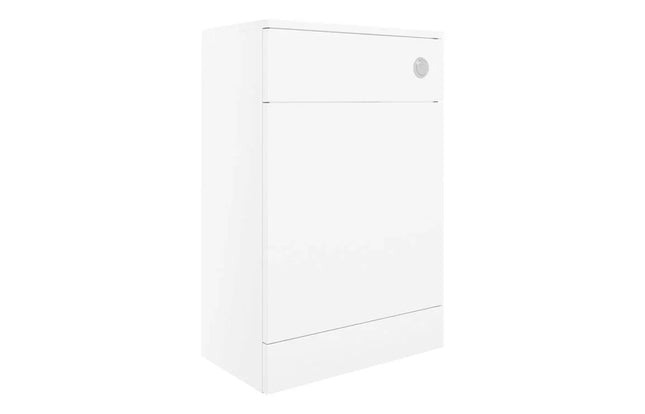 Turin 500mm Floor Standing WC Unit with BTW Pan, Soft Close Seat & Cistern - White