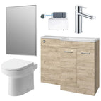 Oak / Right Hand Basin