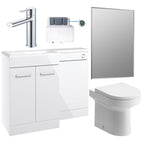 White Gloss / Left Hand Basin